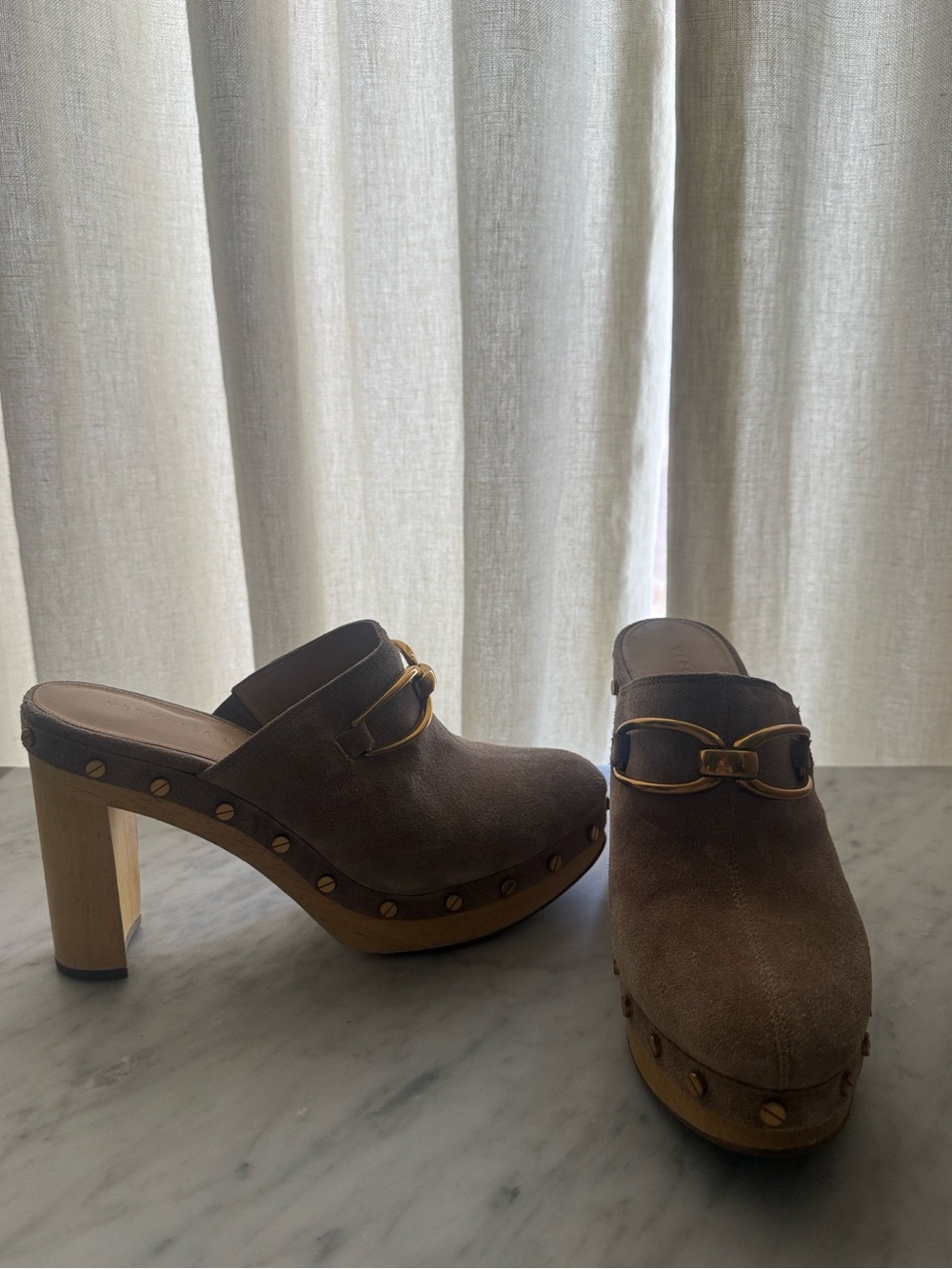 Veronica Beard studded heeled clogs - Picture 4 of 8